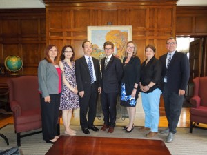 Changwon University President’s visit to Guelph University       