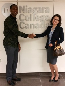 with Niagara College Advisor                    